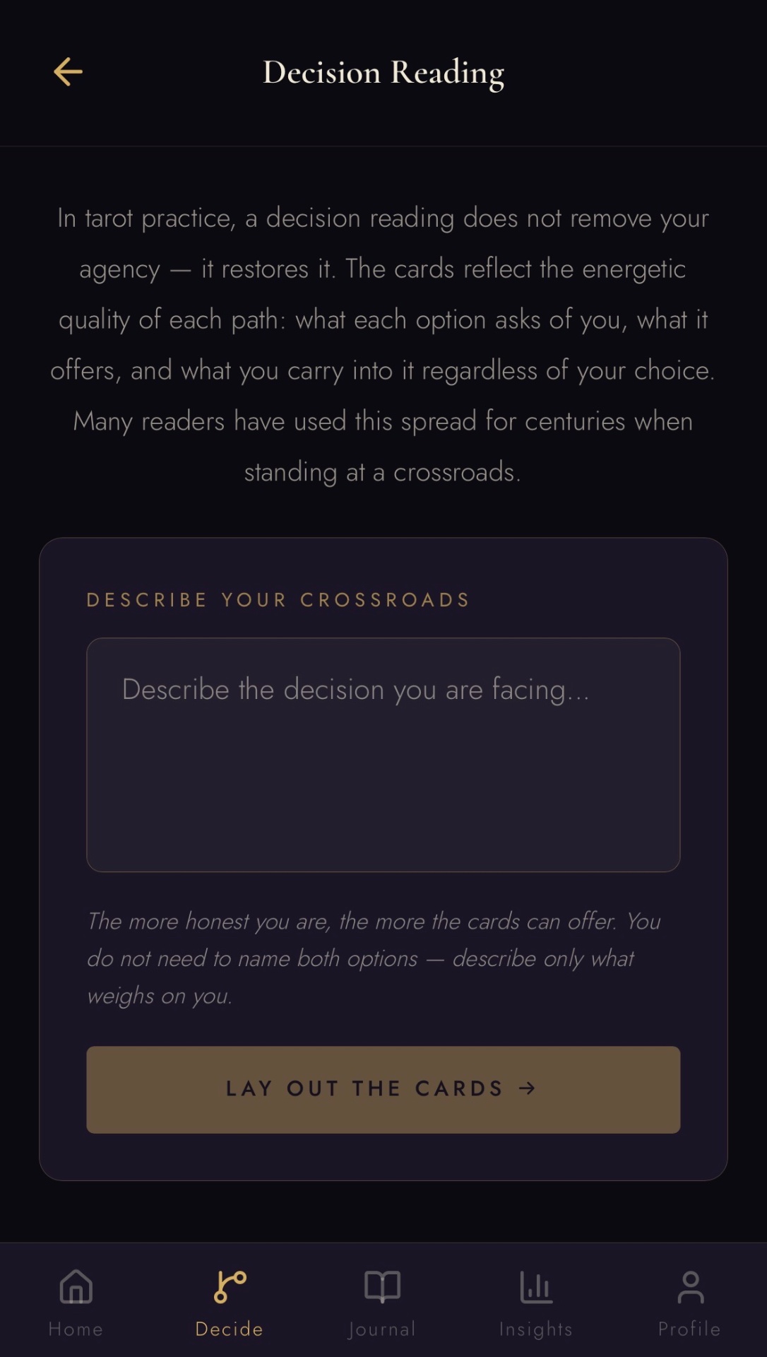 Every decision, illuminated.